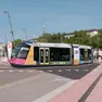 Il tram in stazione