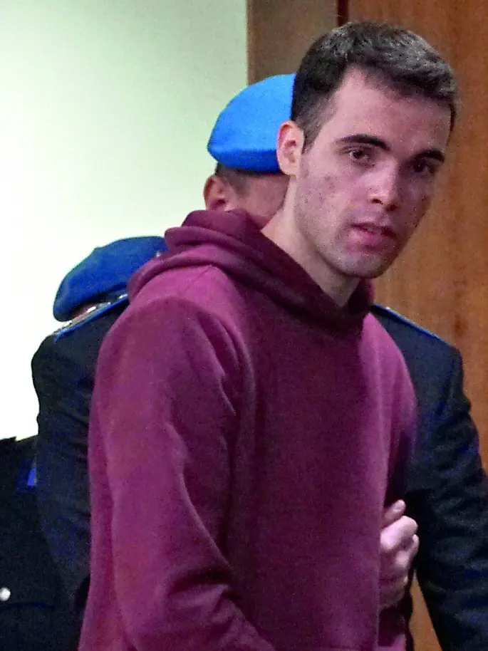 Filippo Turetta durante il processo di primo grado