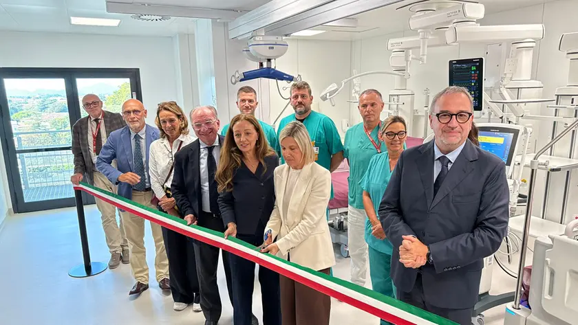 L'inaugurazione della nuova terapia intensiva a Padova