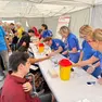 Uno degli stand a Dì Salute Weekend a Padova (foto Agenzia Bianchi)