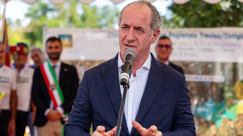 Il presidente uscente della Regione Veneto, Luca Zaia