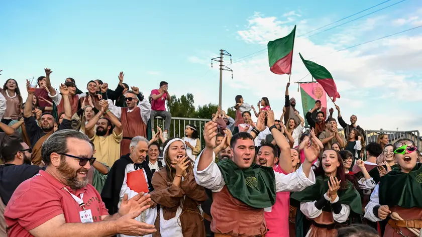 A Monselice è il giorno della quintana, qui uno scatto dell'edizione 2024
