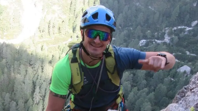 Riccardo De Anna, l'alpinista di 36 anni di Montebelluna morto in un incidente in montagna