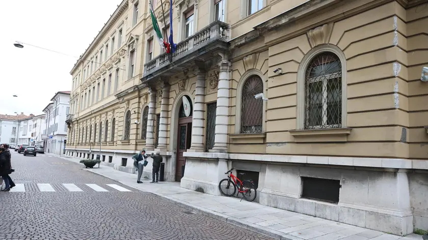 L’ingresso del Tribunale di Gorizia.