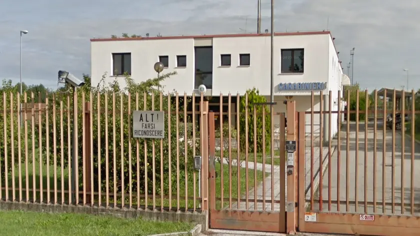 La stazione dei carabinieri di Sarmeola di Rubano