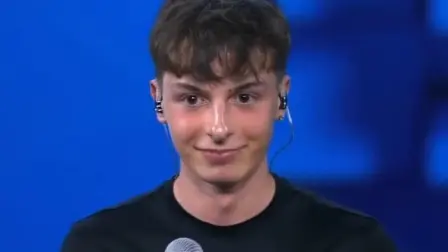 Un momento dopo l'esibizione