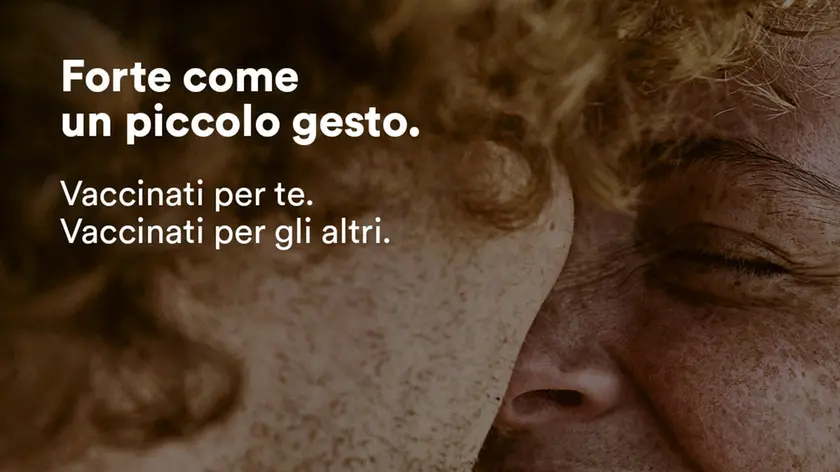 Un'immagine della campagna vaccinale promossa dalla Regione Veneto