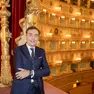 Nicola Colabianchi all'interno del Teatro La Fenice