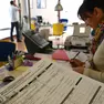 In una foto d'archivio una ragioniera lavora ad un modello 730 nell'ufficio di un commercialista