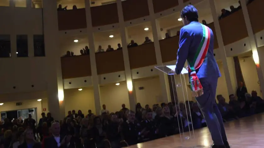 Alberto Stefani, candidato in pectore del centrodestra nel giorno del commiato da sindaco di Borgoricco