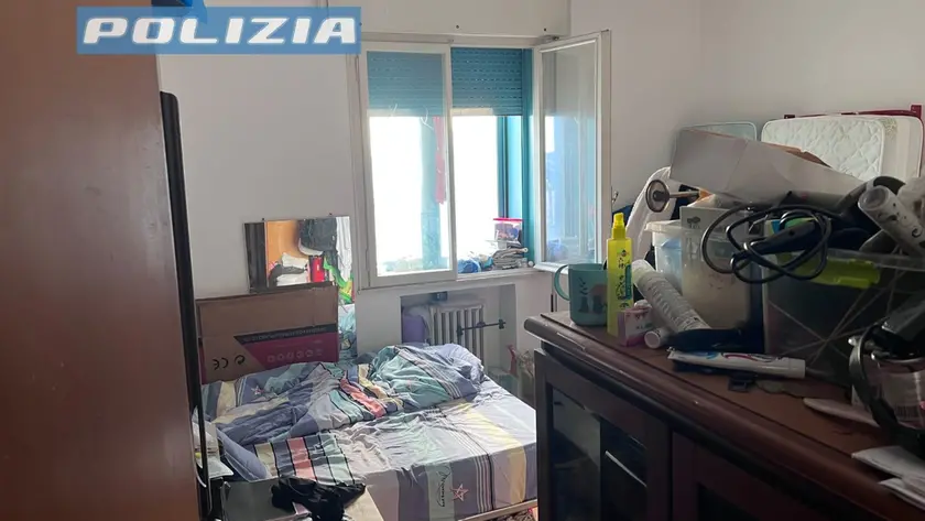Una delle stanze dell'appartamento