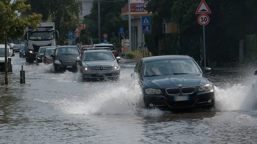 Allagamenti in via dei Colli