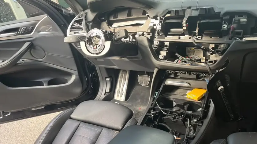 La Bmw cannibalizzata due volte in sei mesi a Padova