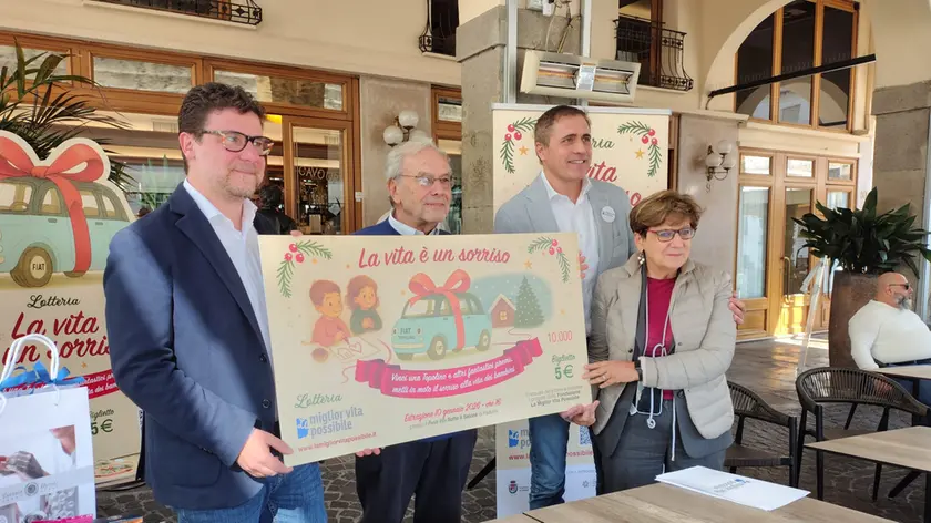 Da sinistra Micalizzi, Zaccaria, Moreno Morello e Benini