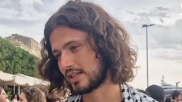 Samuele Zambrin, 25enne veronese partito con la Flotilla e detenuto nel carcere di Ktzi’ot