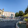 Piazza Cesare Battisti, luogo in cui è avvenuto il borseggio finito in tragedia