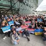 La delegazione al completo