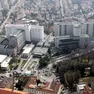 in foto dall'alto l'Azienda Ospedaliera di Padova
