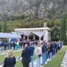 La cerimonia a Fortogna