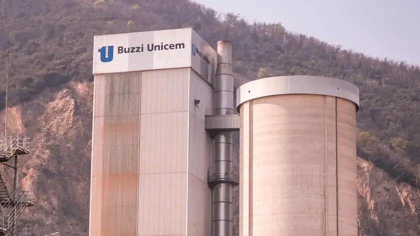 Monselice, cementeria in via Solana del gruppo Buzzi Unicem