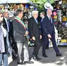 Mattarella con Brugnaro e Zaia (foto Matteo Tagliapietra/Interpress)