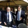 Giovanni Manildo con Sergio Giordani a Padova (foto Agenzia Bianchi)