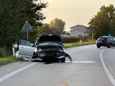 Il luogo dell'incidente mortale a Codevigo (foto Piran)