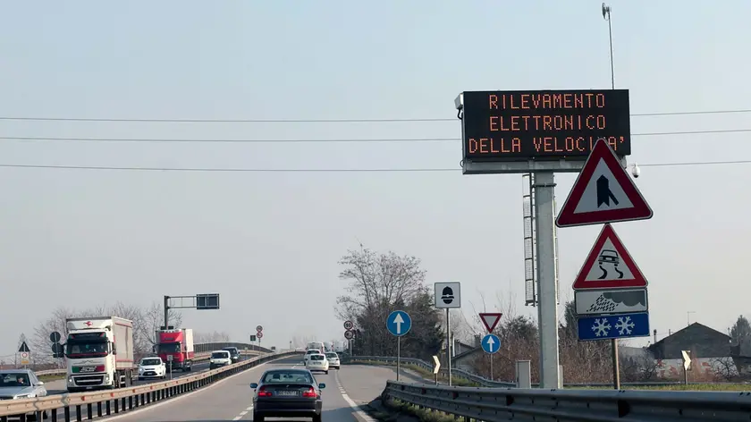 Uno degli autovelox in tangenziale a Padova