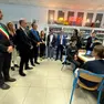 Un momento della visita