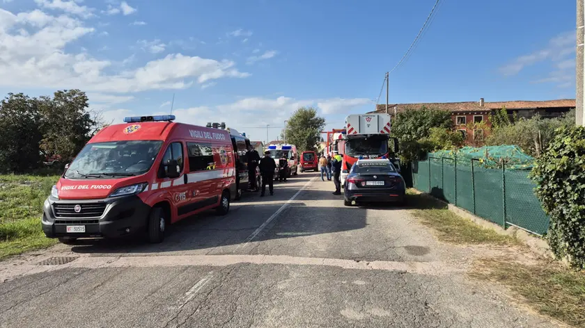 La zona della casolare in cui vivevano i fratelli Ramponi