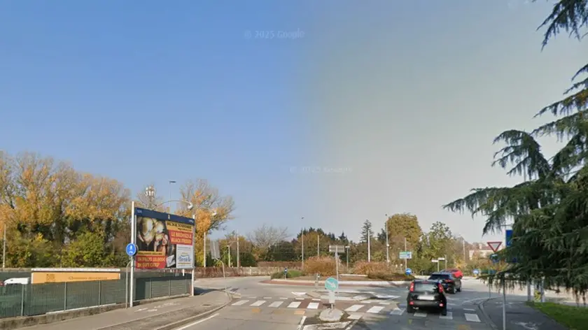 La rotonda dove era costretta a prostituirsi la giovane