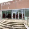 L’ingresso dell’ex centro congressi Kursaal di Abano Terme