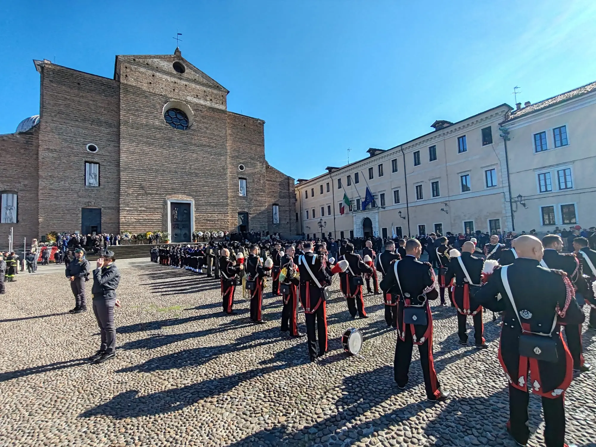 La basilica di Santa Giustina dove si svolgeranno i funerali di Stato