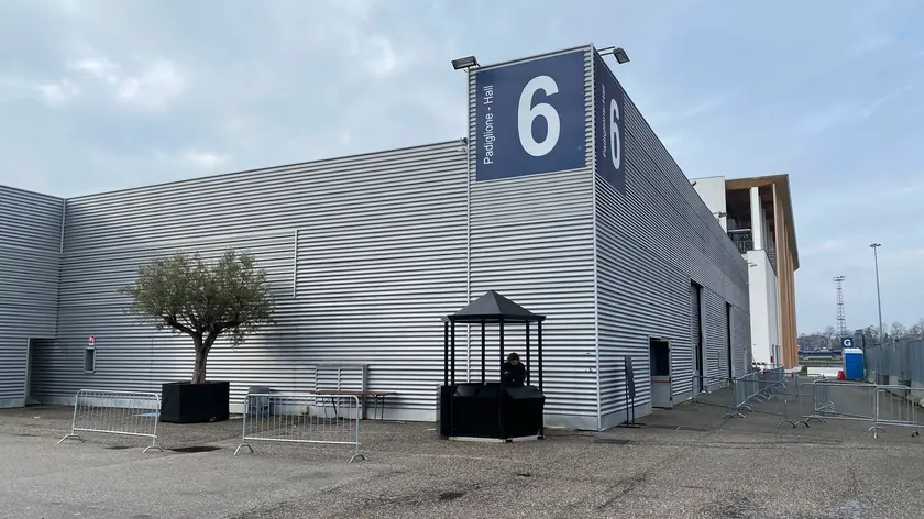 Il padiglione 6 in zona Fiera
