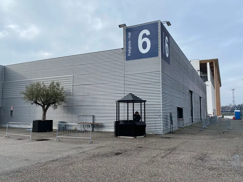 Il padiglione 6 in zona Fiera