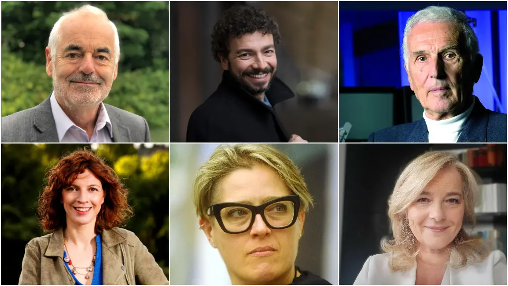 Nella foto, da sinistra in alto: David Spiegelhalter, Massimo Polidoro (crediti foto Roberta Baria), Silvio Garattini. Da sinistra in basso: Donata Columbro (crediti foto Pasqualini Musacchio), Vera Gheno e Roberta Villa