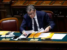 Il ministro Giancarlo Giorgetti. Arriva in Aula la Manovra