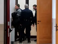 Erik Zorzi in aula per l'ultima udienza (foto Agenzia Bianchi)