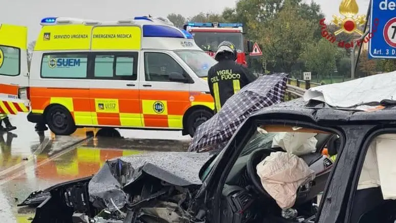 I soccorsi dopo l'incidente