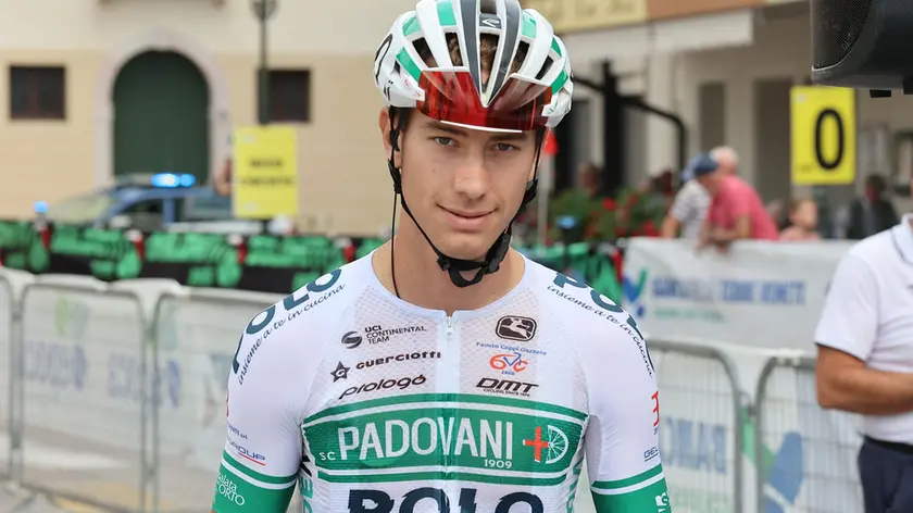 Kevin Bonaldo in tenuta da gara