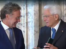 Massimo Pavin con Sergio Mattarella