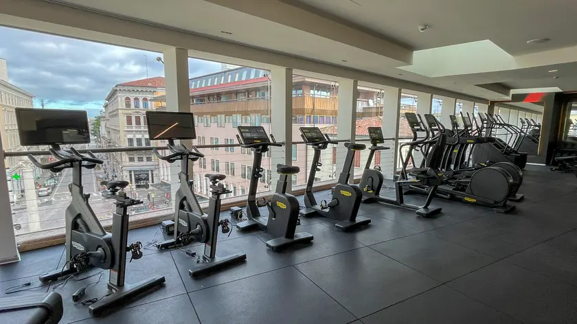 La vista dalla nuova palestra Virgin in centro a Padova