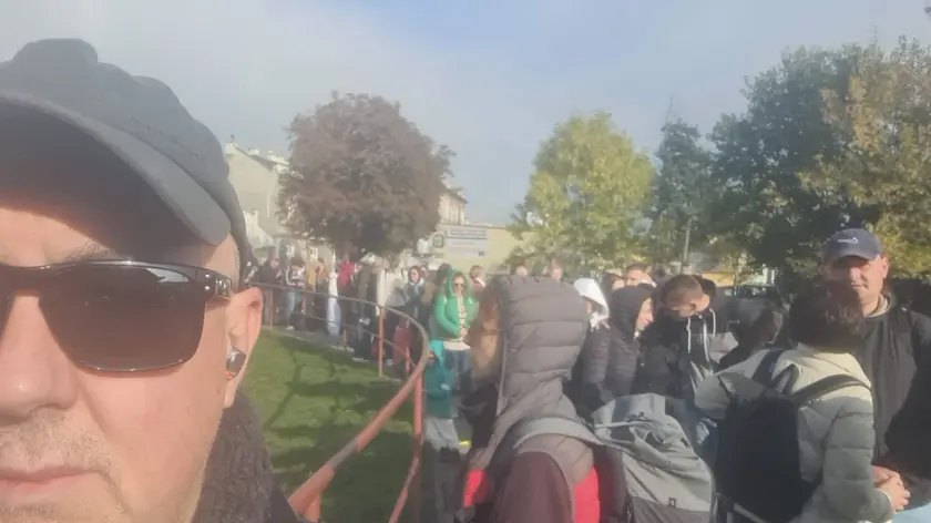 La dogana tra Przemyśl (Polonia) e l’Ucraina