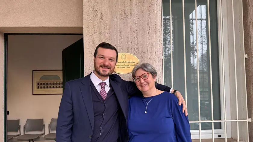 Edoardo Genovese e Daniela Ferrari, vicepresidente e presidente di Penelope Veneto