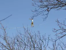 I funamboli sui Colli Euganei immortalati nel 2017