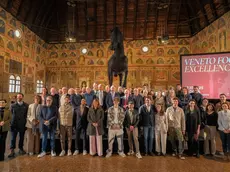 Un momento della cerimonia