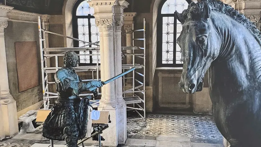 Il restauro del Gattamelata ha permesso di scoprire nuove componenti della statua