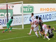 Il gol dello 0-1 tra Padova e Sudtirol (ph Piran)