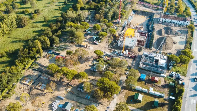 I lavori dell'Union LidoTerme, il camping a 5 stelle a Montegrotto Terme