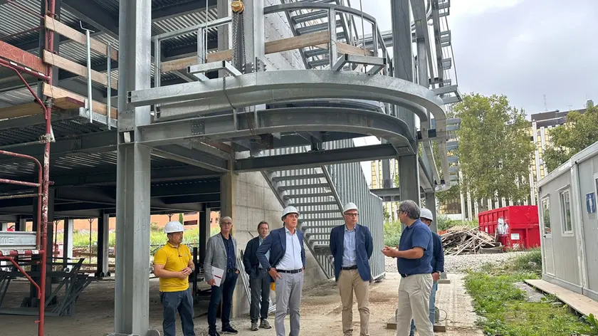 Un sopralluogo al Selvatico dove il cantiere è fermo